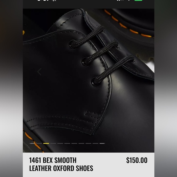 COPY - Like New- Never worn: Docs Originals. 1461 Oxford Shoes - Picture 2 of 5